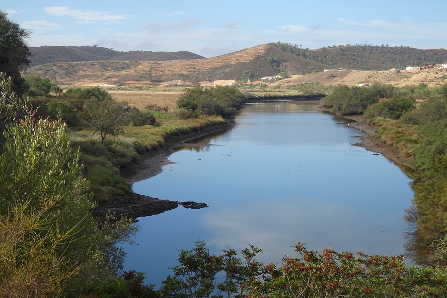 Flussmündung Boina und Arade in der Nähe von Silves und Portimao