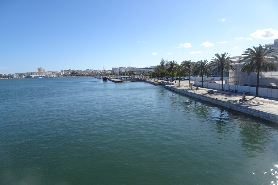 Portimao Arade River und Hafen für frischen Fisch